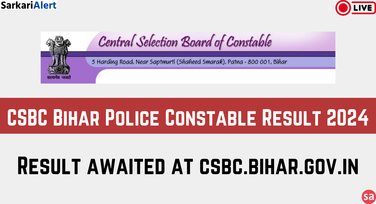 Bihar Police Constable Result 2024