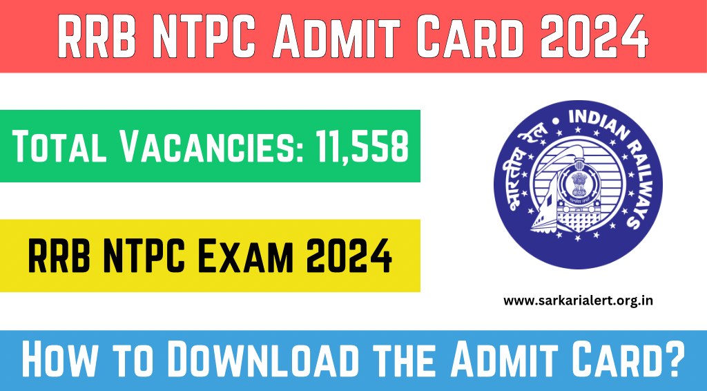 RRB NTPC Admit Card 2024