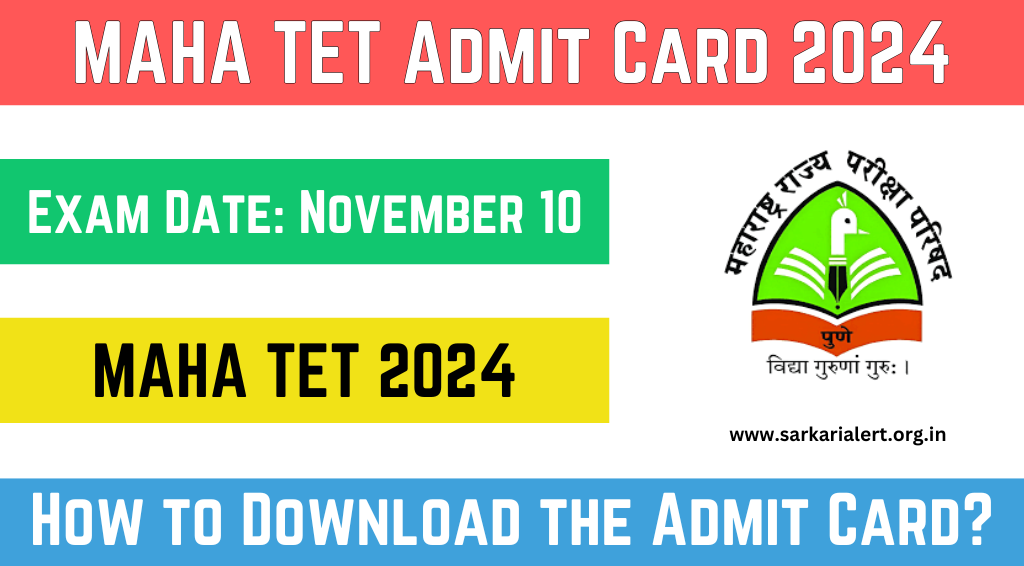 MAHA TET Admit Card 2024