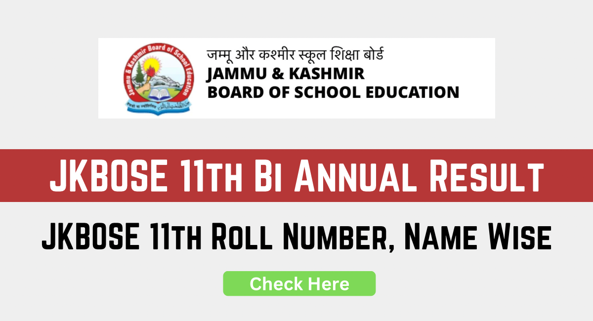 JKBOSE 11th Bi Annual Result 2024