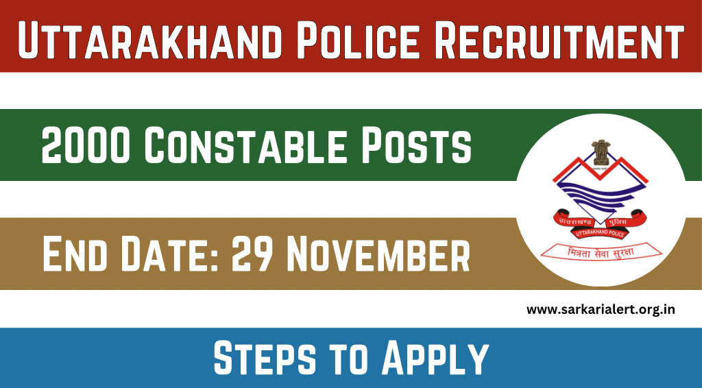 Uttarakhand Police Recruitment 2024